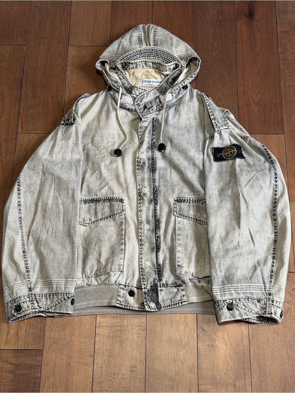 Rare 1986 Stone Island Marina Sail Cloth Jacket Massimo Osti Vintage XL